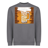 Storm keep calm and drink cold beer Heavyweight Sweatshirt - TumblerDesignByShophia