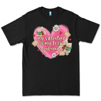 Black my valentine is my look boyfriend Premium Tee - MaliasSmallBusiness