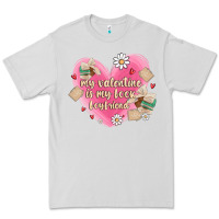 Dove Grey my valentine is my look boyfriend Premium Tee - MaliasSmallBusiness