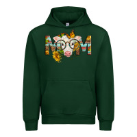 Forest Green Western Baby Calf Mom With Sunflower Urban Hoodie - LillyAllenDesigns