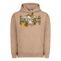 Pigment Burro Western Baby Calf Mom With Sunflower Urban Hoodie - LillyAllenDesigns