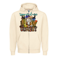 Sandshell simmer down cowboy Zipper Hoodie - OliviaCreatesArt