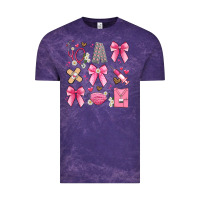 Cloud Purple coquette bow nurse Vintage Tee - Artiststas