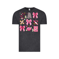 Vintage Black coquette bow nurse Vintage Tee - Artiststas