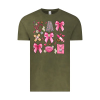 Vintage Olive coquette bow nurse Vintage Tee - Artiststas