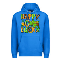 True Royal St. Patrick's Happy go lucky Premium Hoodie - OliviaCreatesArt