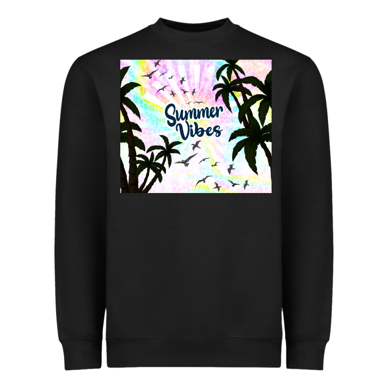 Summer Vibes With Birds Heavyweight Sweatshirt by TumblerDesignByShophia | Teevron