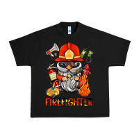 Black firefighter gnome Urban Heavy Tee - BarkalooDesign