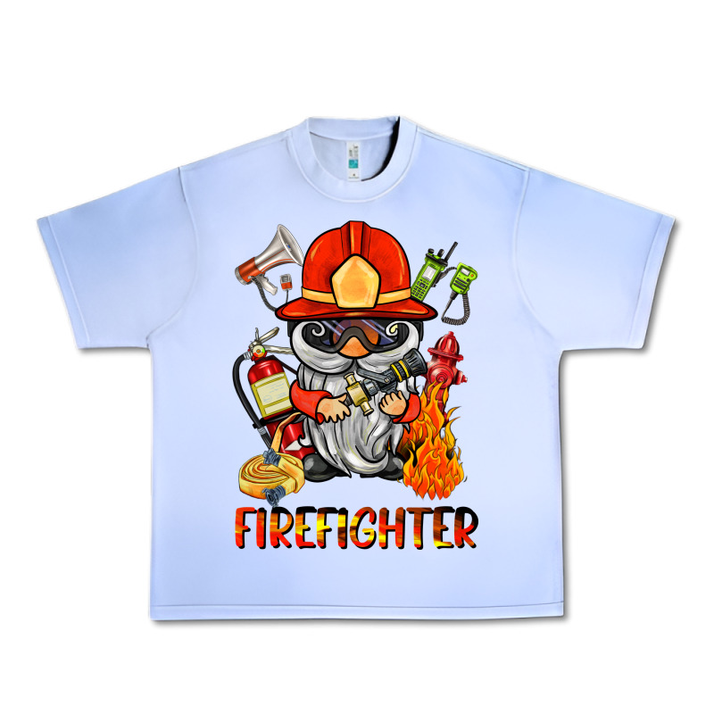 Firefighter Gnome Urban Heavy Tee by BarkalooDesign | Teevron