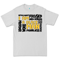 Dove Grey i am a black man Premium Tee - MaliasSmallBusiness