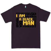Plum i am a black man Premium Tee - MaliasSmallBusiness