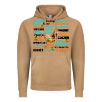 Chicken Typography Vintage Hoodie | Teevron