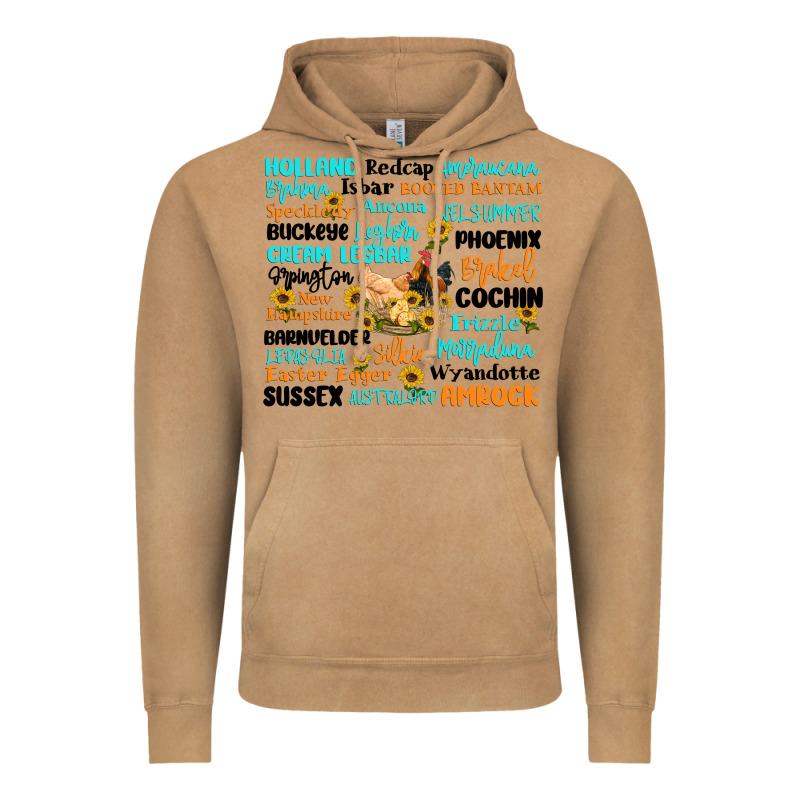 Chicken Typography Vintage Hoodie by Artiststas | Teevron
