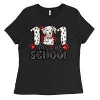 Black 101 days of school Ladies Tee - MaliasSmallBusiness