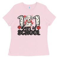 Bubblegum Pink 101 days of school Ladies Tee - MaliasSmallBusiness