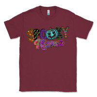 Burgundy spooky mama Classic Tee - SublimationCraftShop