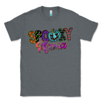 Charcoal Heather spooky mama Classic Tee - SublimationCraftShop
