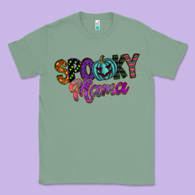 Spooky Mama Classic Tee Designed By Sublimationcraftshop