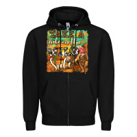 Black take a ride on the wild side Zipper Hoodie - OliviaCreatesArt