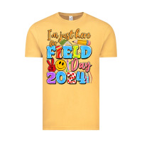 Vintage Mustard im just here for field day 2024 Vintage Tee - Artiststas