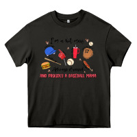 Asphalt i'm a hot mess,always stressed,and proudly a baseb Heavy Core Tee - MaliasSmallBusiness