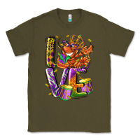 Army Green Mardi Gras love Classic Tee - LillyAllenDesigns