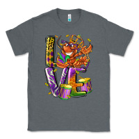 Charcoal Heather Mardi Gras love Classic Tee - LillyAllenDesigns