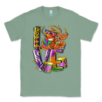 Sage Mardi Gras love Classic Tee - LillyAllenDesigns