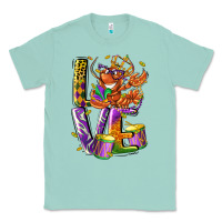 Seafoam Mardi Gras love Classic Tee - LillyAllenDesigns