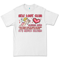 White self love club Premium Tee - MaliasSmallBusiness