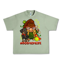 Oil Green dog mom  life gnome Urban Heavy Tee - BarkalooDesign