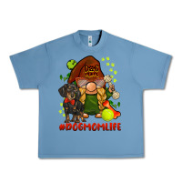 Pebble Blue dog mom  life gnome Urban Heavy Tee - BarkalooDesign