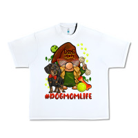 White dog mom  life gnome Urban Heavy Tee - BarkalooDesign