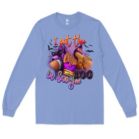 Colony Blue I put the boo in boo-jee sneaker and heel Long Sleeve Tee - RanaPortraitStore