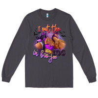 Smoke I put the boo in boo-jee sneaker and heel Long Sleeve Tee - RanaPortraitStore