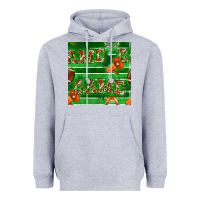 Heather Grey american football megaphone and game seamless pattern Heavyweight Hoodie - BundleAndBundleShop