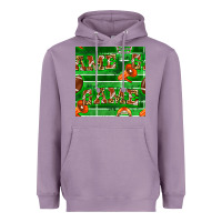 Lavender american football megaphone and game seamless pattern Heavyweight Hoodie - BundleAndBundleShop