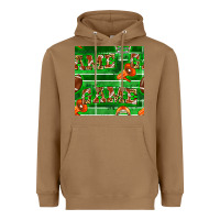 Toasted Coconut american football megaphone and game seamless pattern Heavyweight Hoodie - BundleAndBundleShop