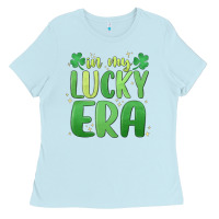 Baby Blue in my lucky era st. patrick's day Ladies Tee - MaliasSmallBusiness
