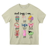 Mossy gos says ı am easter Heavy Core Tee - MaliasSmallBusiness