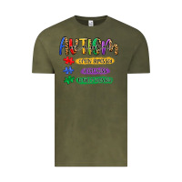 Vintage Olive autism mama Vintage Tee - Artiststas