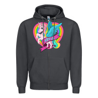 Smoke pride lgbtq unicorn Zipper Hoodie - OliviaCreatesArt