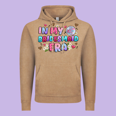 In My Bridesmaid Era Vintage Hoodie Designed By Artiststas