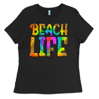 Black beach life Ladies Tee - Jasminsmagicworld