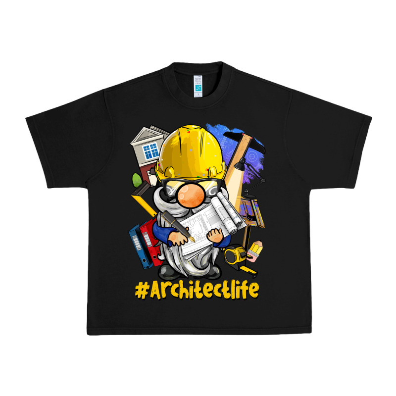 Architect Life Gnome Urban Heavy Tee by BarkalooDesign | Teevron