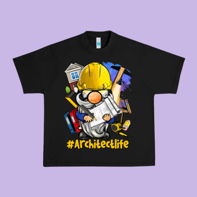 Architect Life Gnome Urban Heavy Tee Designed By Barkaloodesign