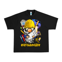 Black Architect life gnome Urban Heavy Tee - BarkalooDesign