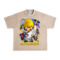French Oak Architect life gnome Urban Heavy Tee - BarkalooDesign
