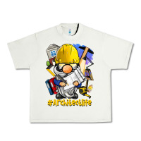 Pistachio Architect life gnome Urban Heavy Tee - BarkalooDesign