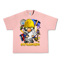 Salmon Architect life gnome Urban Heavy Tee - BarkalooDesign
